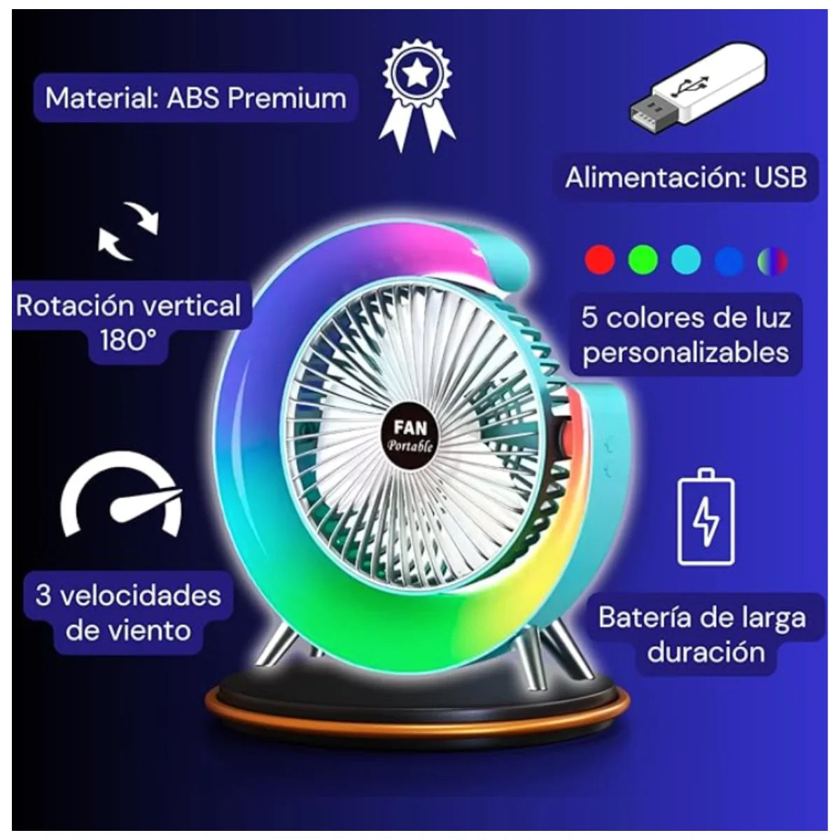 ventilador inalámbrico