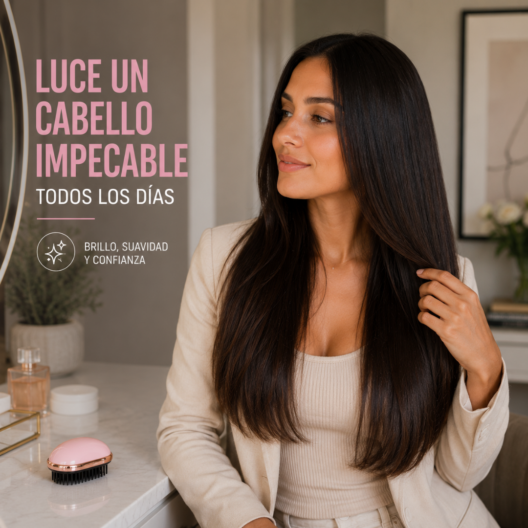 Tu cabello impecable en cualquier momento, sin cables y sin complicaciones.