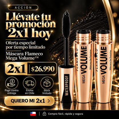 FLAMENCO™ MEGA VOLUMEN Volumen, definición y pestañas más impactantes