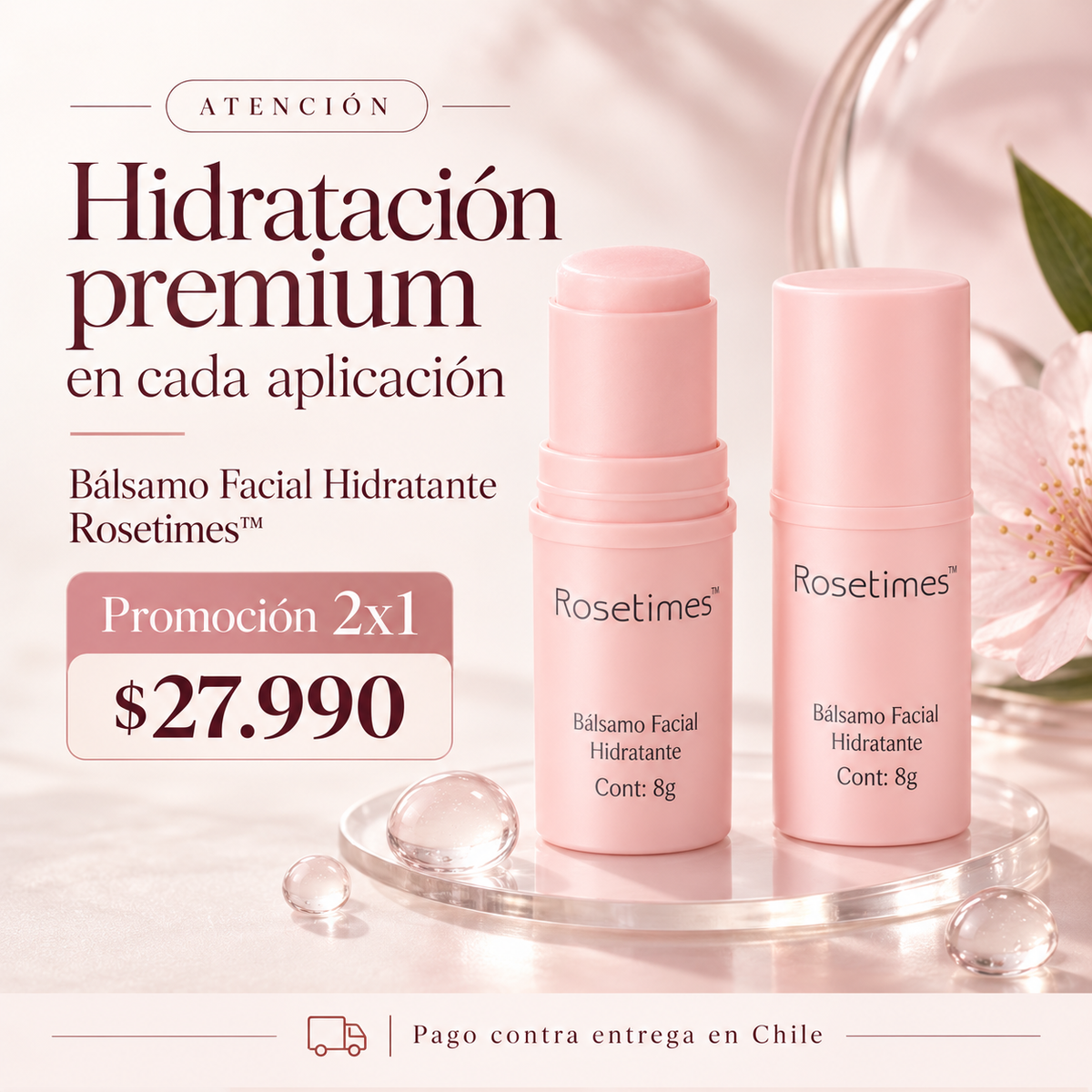 Balsamo Facial Rosetimes Antiarrugas