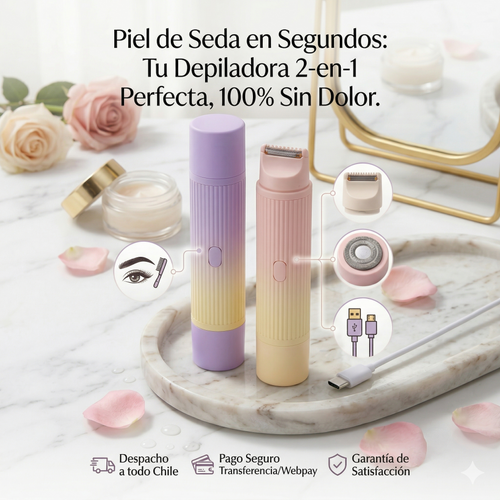 SilkSkin™ Depiladora 2-en-1 Premium