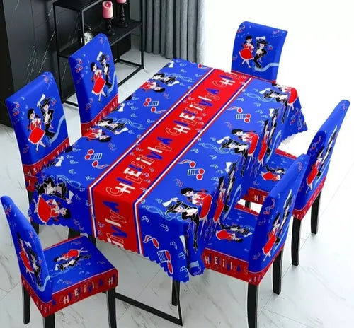 Juego de funda de silla + Mantel