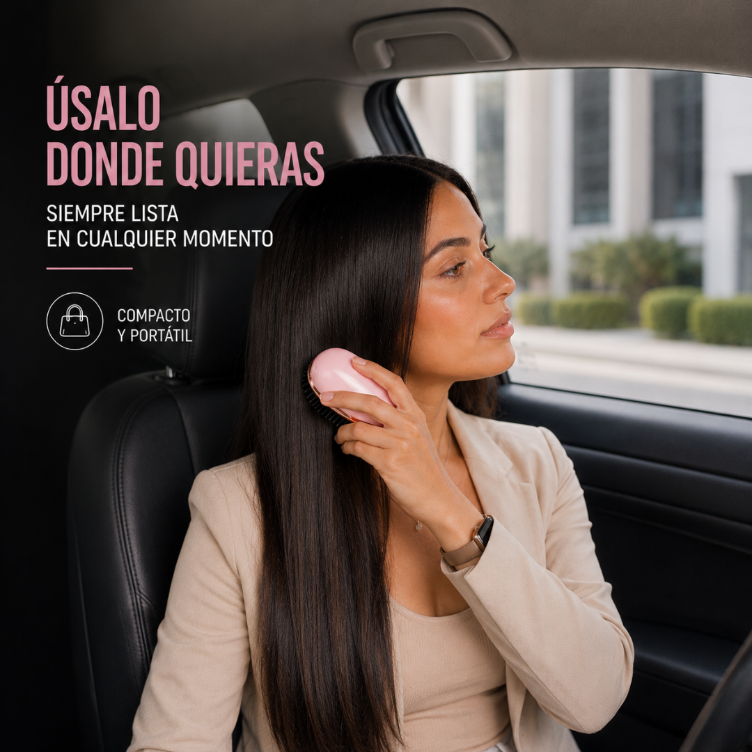 Tu cabello impecable en cualquier momento, sin cables y sin complicaciones.