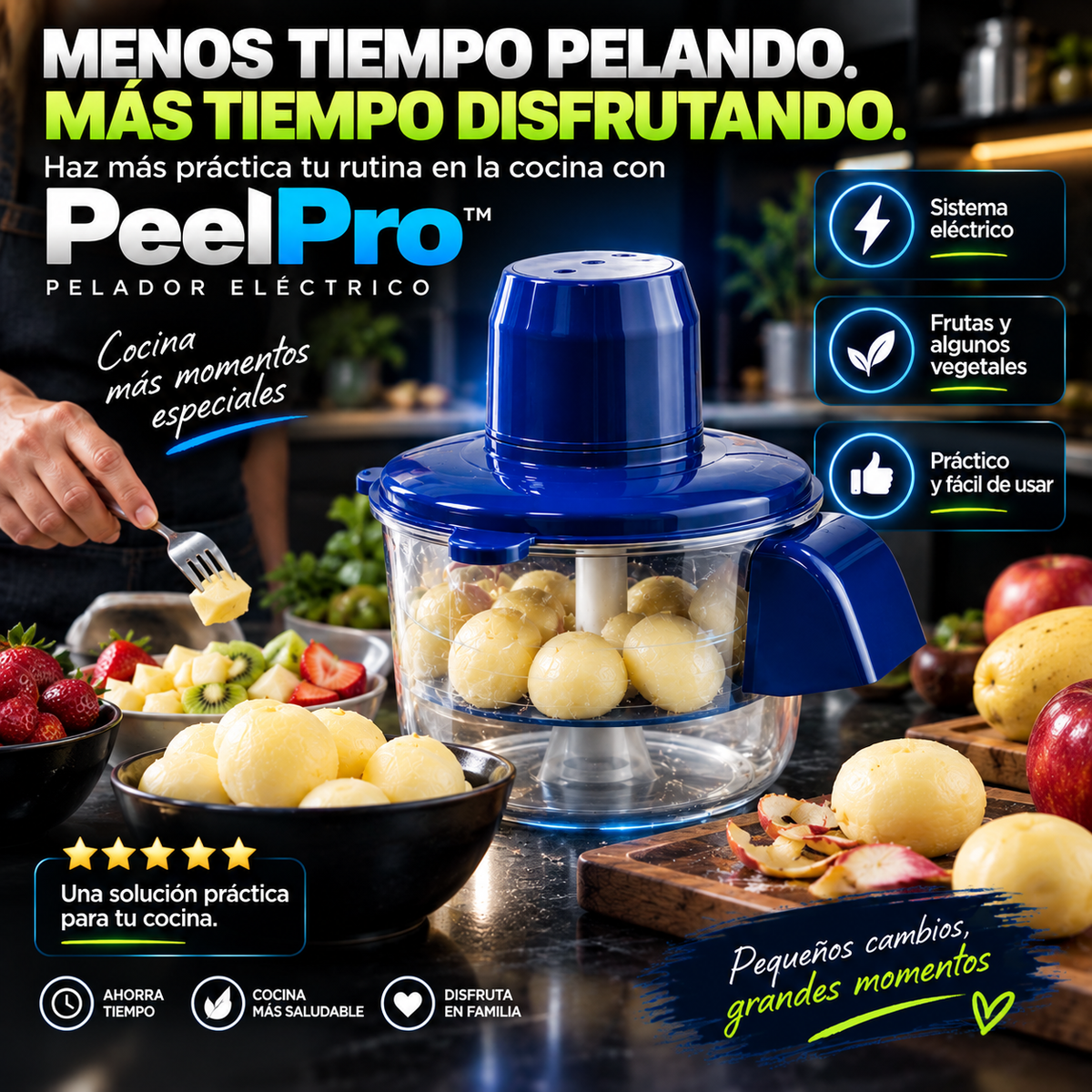 PeelPro™ — Menos tiempo pelando, más tiempo disfrutando